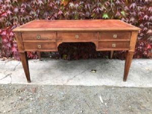 Louis XVI Walnut Desk for Center Room - Restored (work in progress)_car 1395